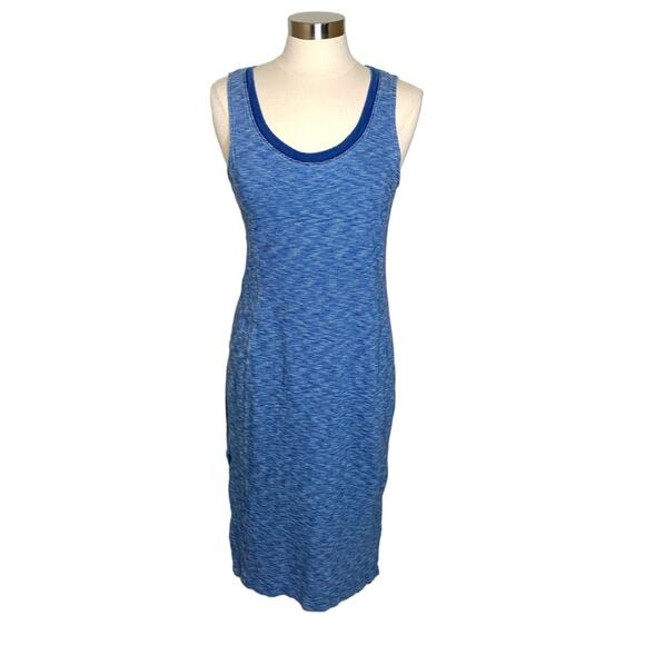 Anthropologie Saturday Sunday Blue Striped Sleeveless Maxi Dress Women’s Medium - Picture 10 of 10